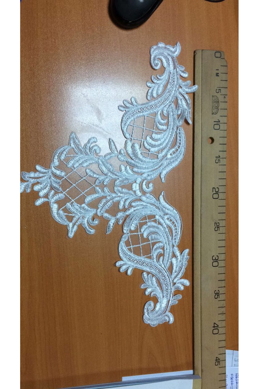 5918 BRODE/YERLİ/APLİK/POLYESTER/Y32231-1/SİYAH