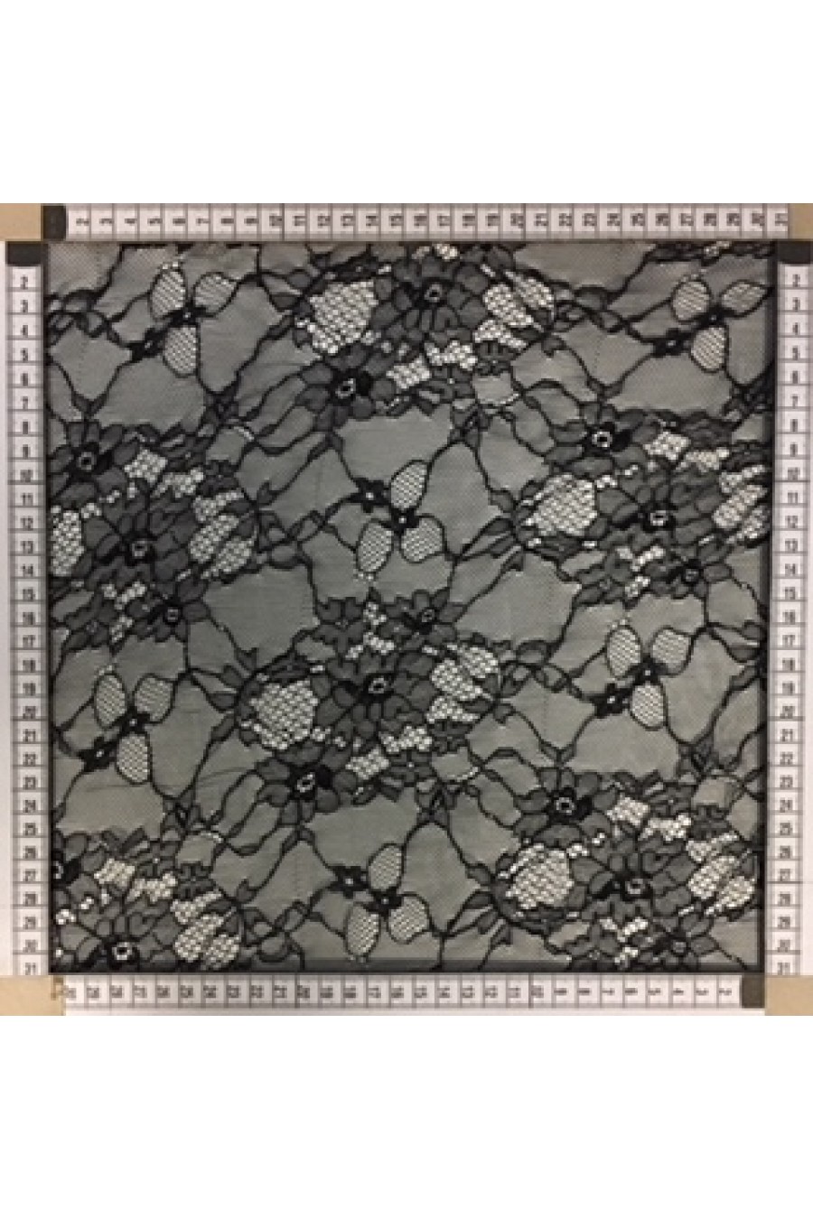 Koyu Lacivert Naylon Dantel Kumaş