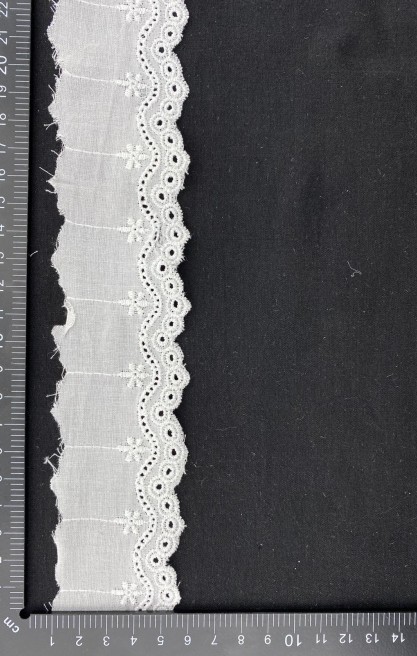 Terikoton Kasar Polyester Brode Bant