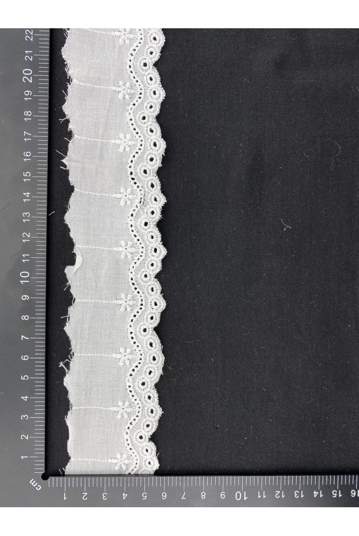 Terikoton Kasar Polyester Brode Bant