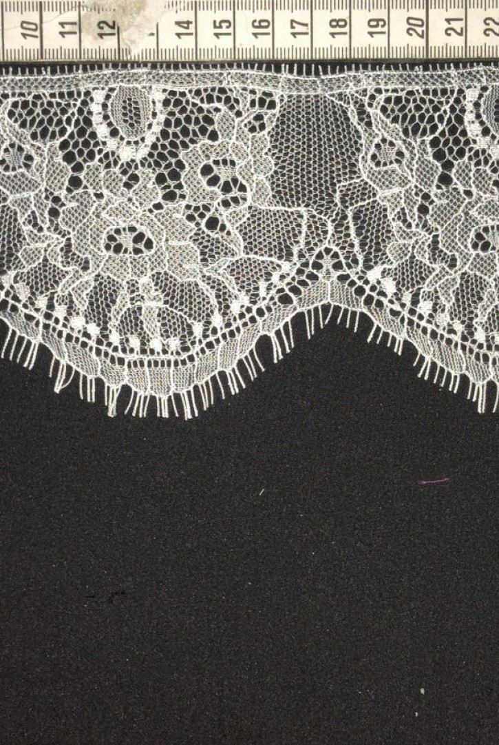 Off White Sakallı Likralı Naylon Bant