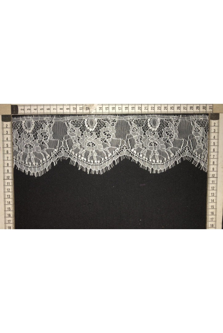 Off White Sakallı Likralı Naylon Bant