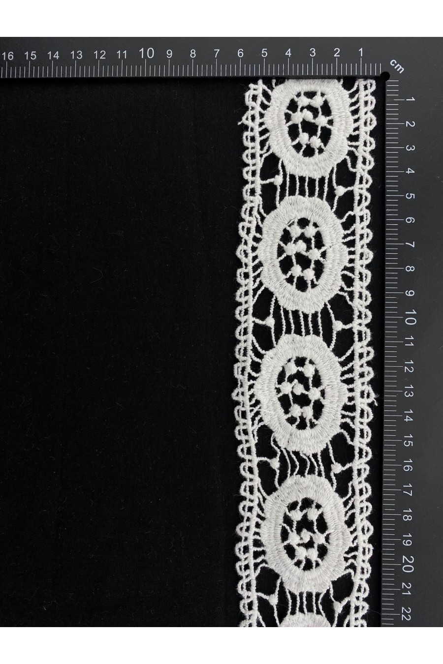 Pembe Pamuk Güpür Brode Bant, Yerli