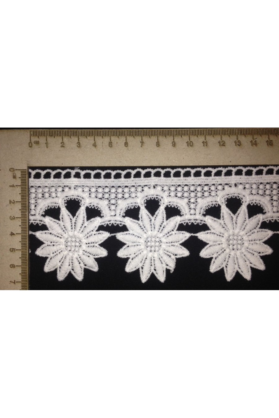 6131-METRE İthal Ham Mat Polyester Güpür Brode Bant