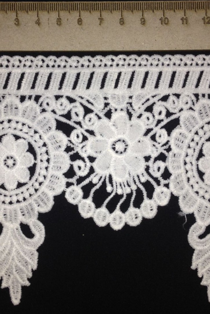 Ham Mat Polyester Güpür Brode Bant