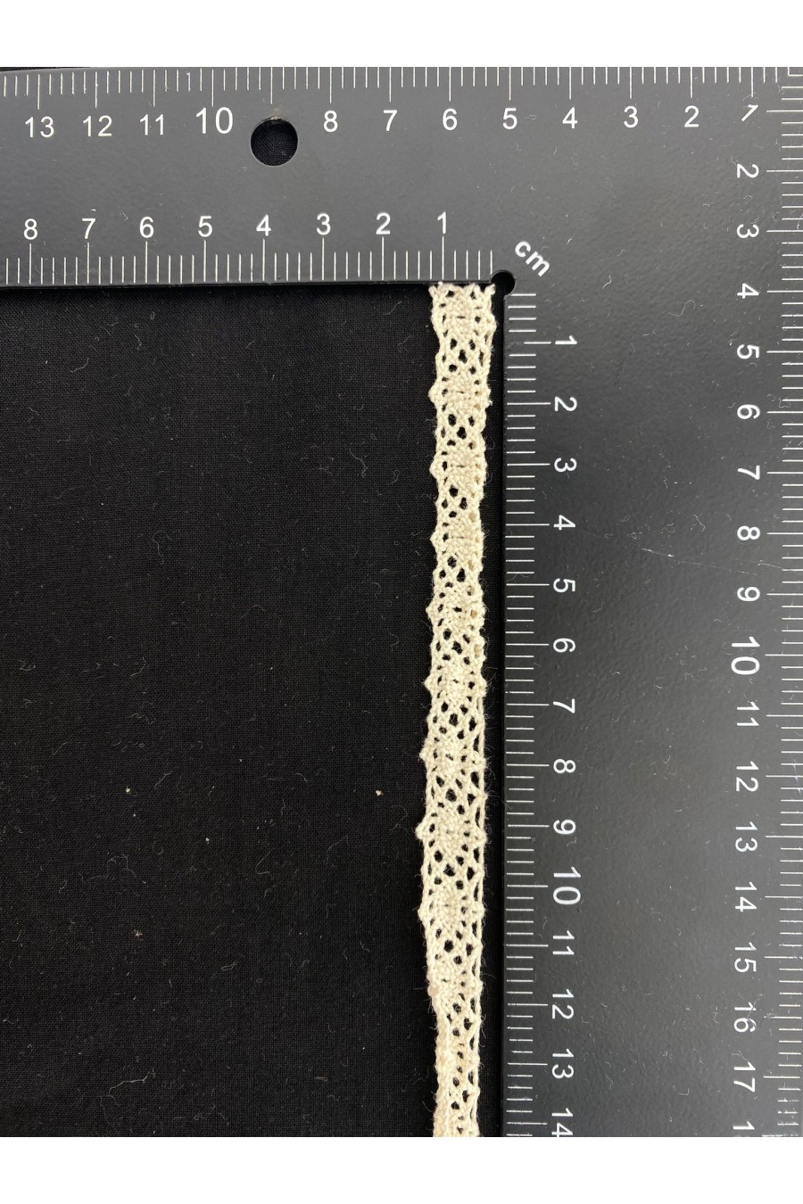 Ham Kopanakı Pamuk Dantel Bant, 1 cm