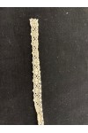 Ham Kopanakı Pamuk Dantel Bant, 1 cm