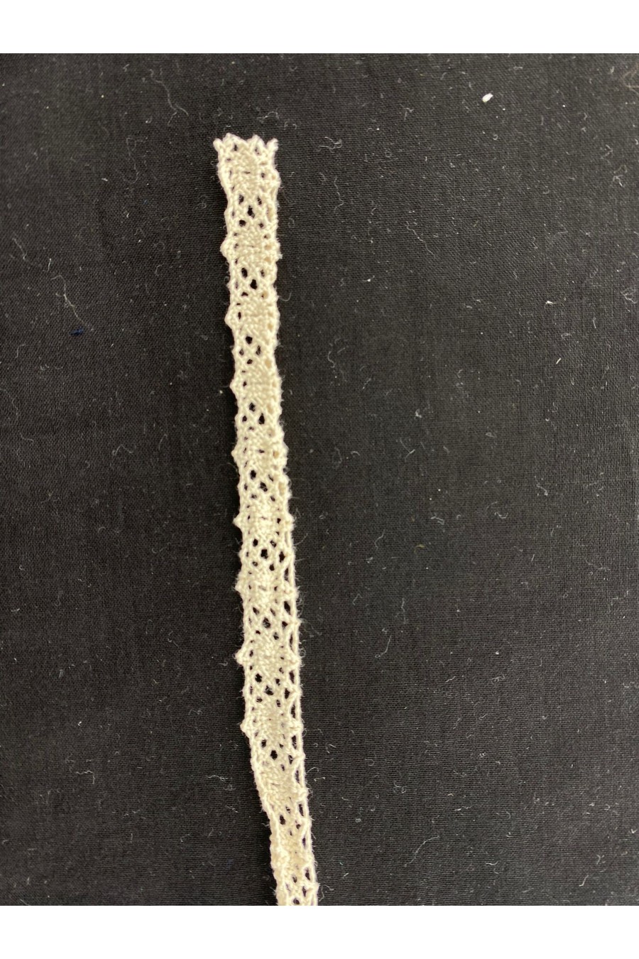 Ham Kopanakı Pamuk Dantel Bant, 1 cm