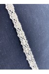 Ham Kopanakı Pamuk Dantel Bant, 1 cm