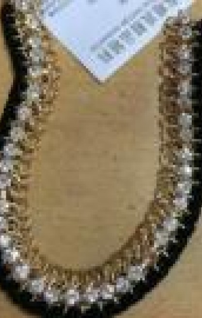 3278 YAKA/İTHAL/POLYESTER/BONCUKLU/RENKLİ