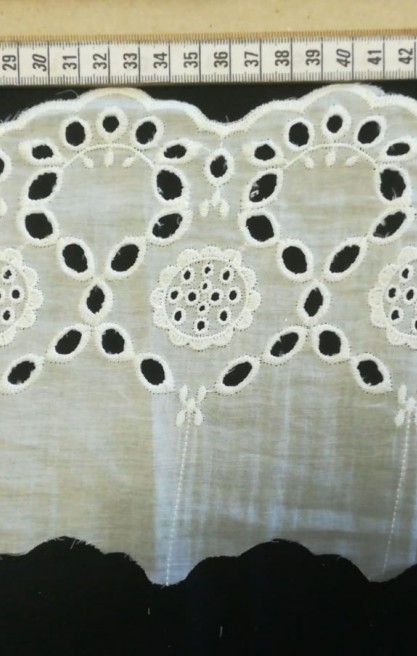 Mat Polyester Vual Brode Bant, Optik Beyaz