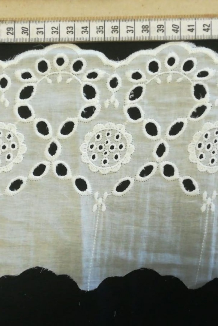 Mat Polyester Vual Brode Bant, Optik Beyaz