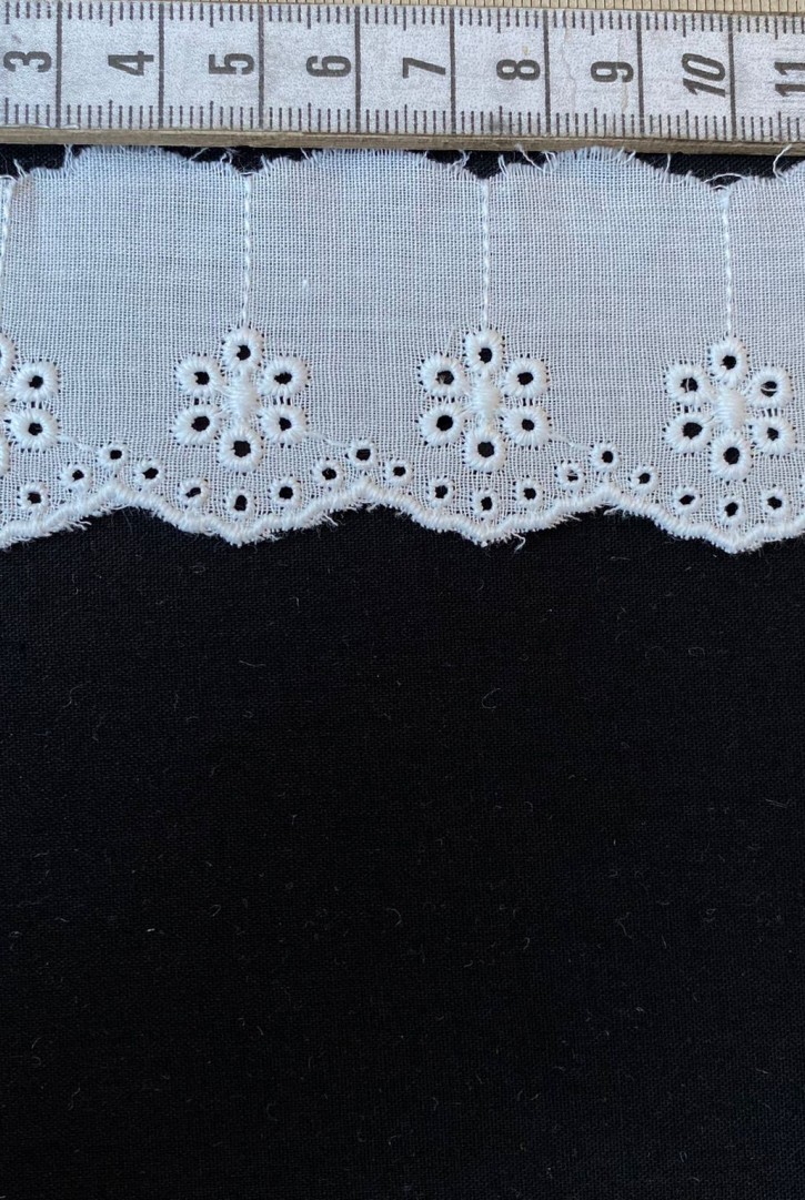 Kasar İşlemli Mat Terikot Polyester Brode Bant