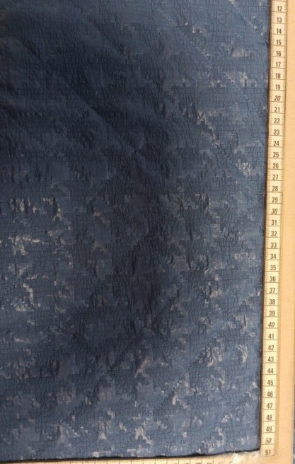 İndigo Renk Kapitone Deri Kumaş | 150 gr Elyaflı Likralı Yerli Kumaş