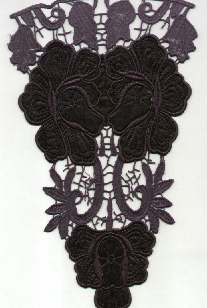 Siyah Pulsuz Brode Aplik