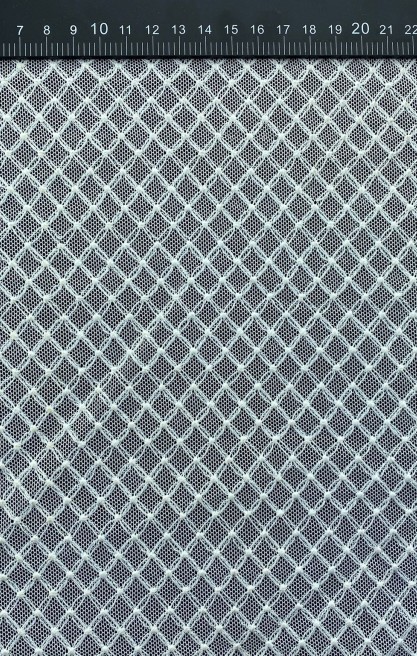 Siyah Tül Üzeri Polyester Brode