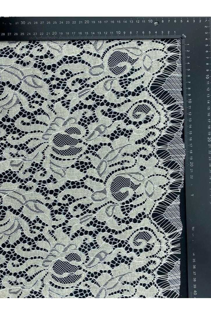 Fikseli Likrasız Polyester Dantel, İthal, 150 cm