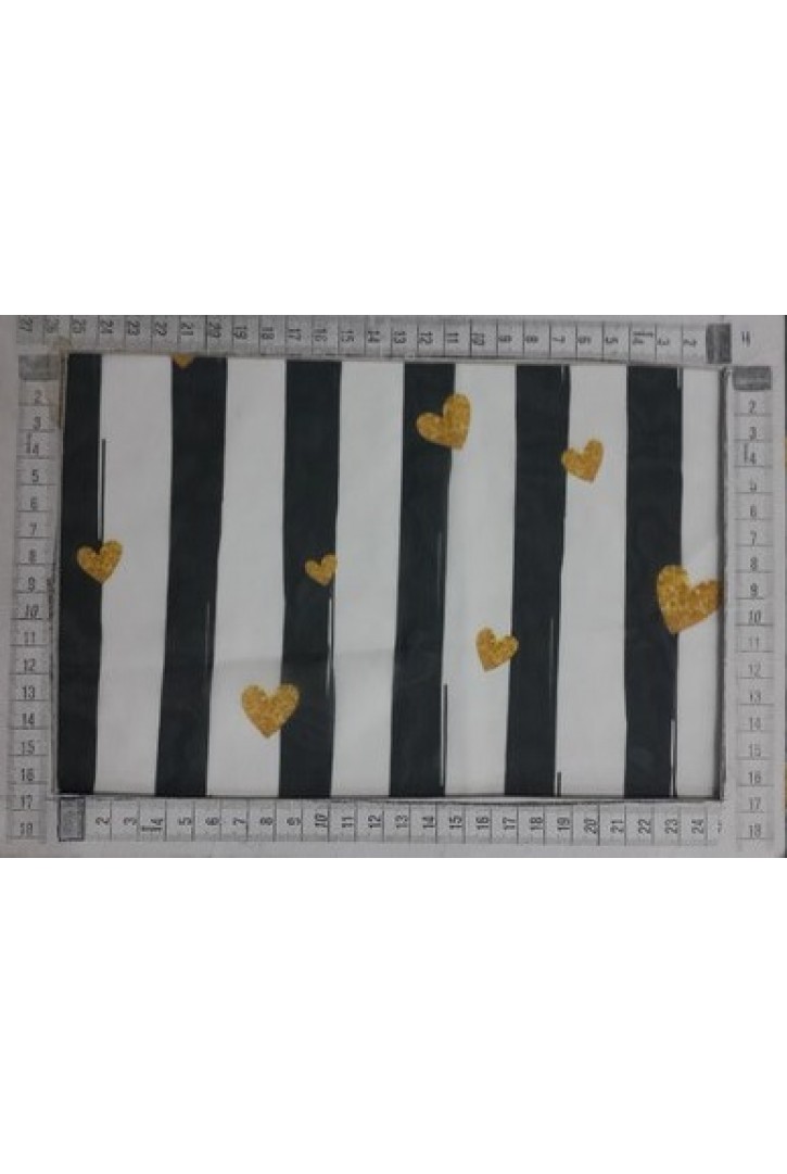 Beyaz Baskılı Likralı Tül Üzeri Yerli Dantel - 150 cm