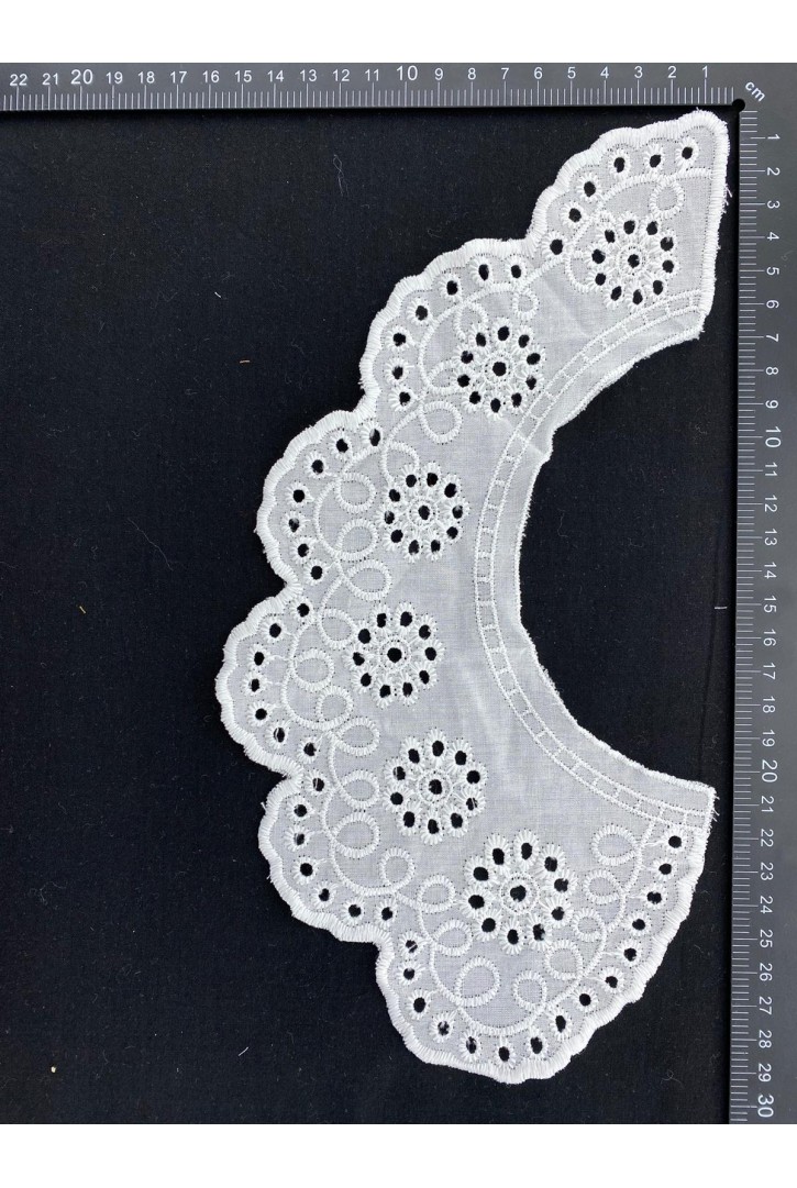 Ekru Büyük Boy Mat Polyester Bohrer Yaka