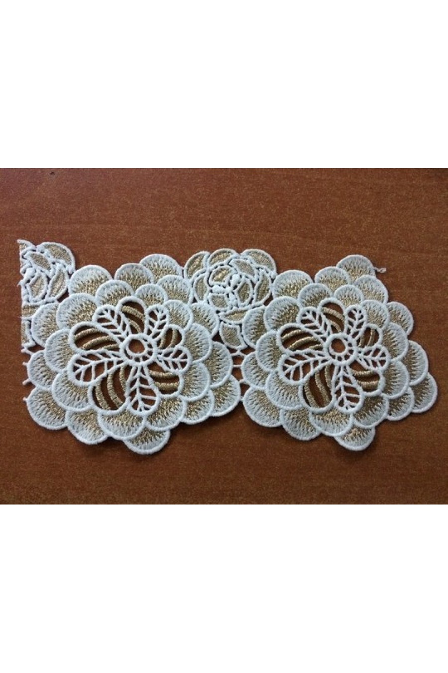 4179-METRE Beyaz Simli PES Brode Bant, İthal