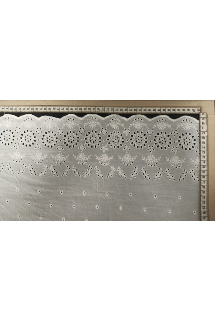 45 cm Mat Polyester Bohrerli Vual Brode Bant - Kasar İşlemeli, Yerli