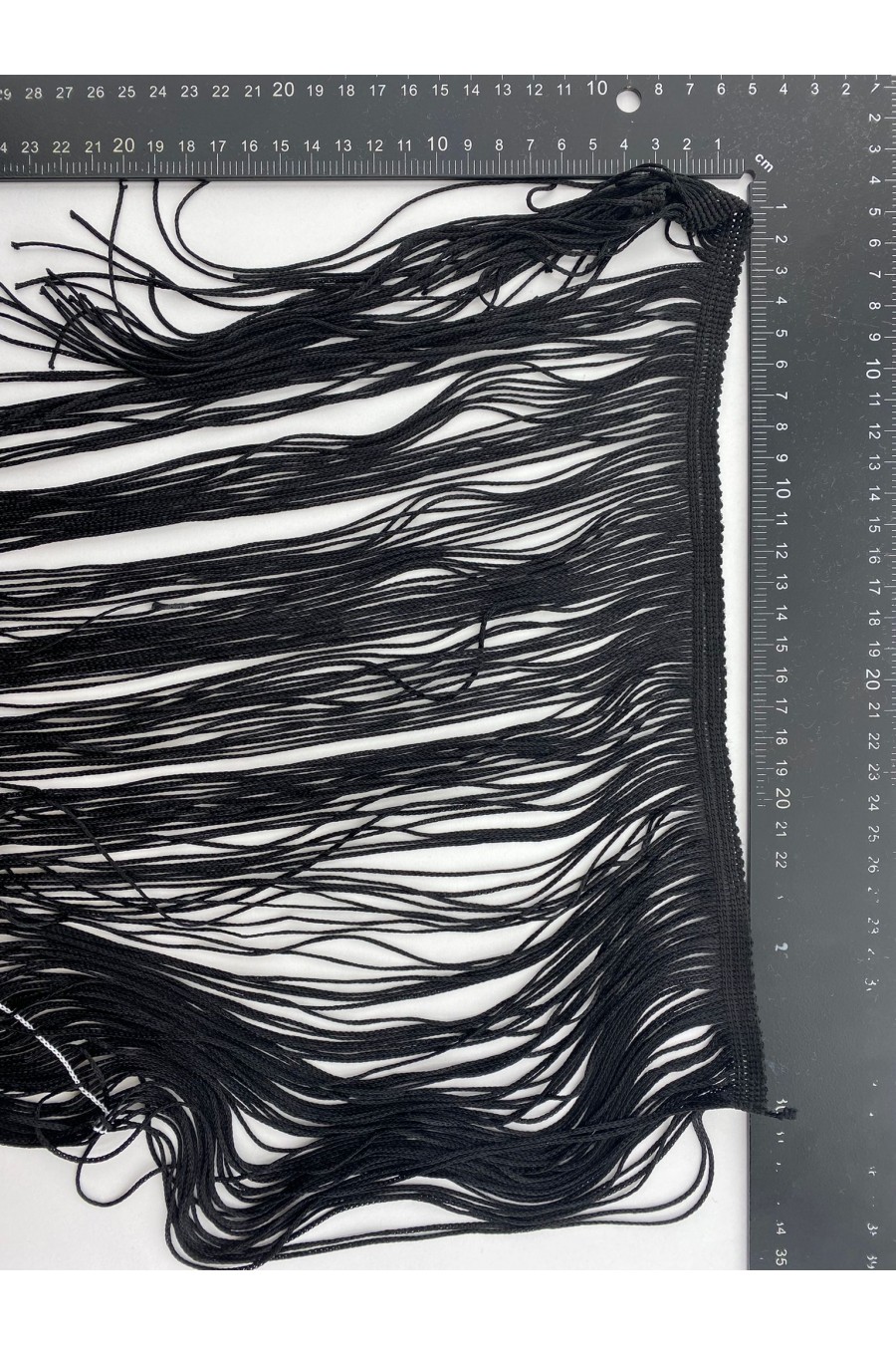 7407 SAÇAK/YERLİ/BANT/POLYESTER/SİYAH/50 CM