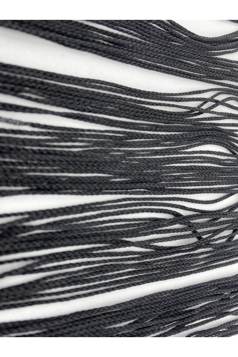 7407 SAÇAK/YERLİ/BANT/POLYESTER/SİYAH/50 CM