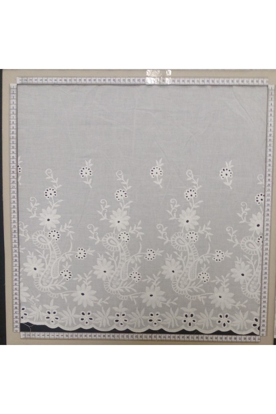 Kenar Biyeli Bohrer Vual Pamuk Polyester Brode