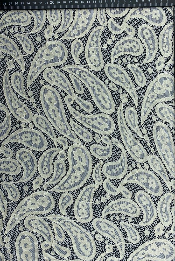 Likrasız Fikseli Pamuk Naylon Dantel, İthal