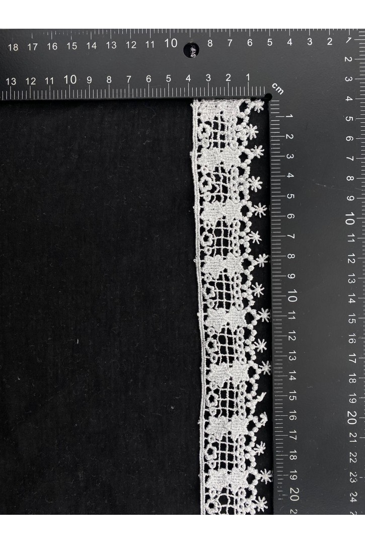 Ham Mat Polyester Güpür Brode Bant, İthal, 4 cm