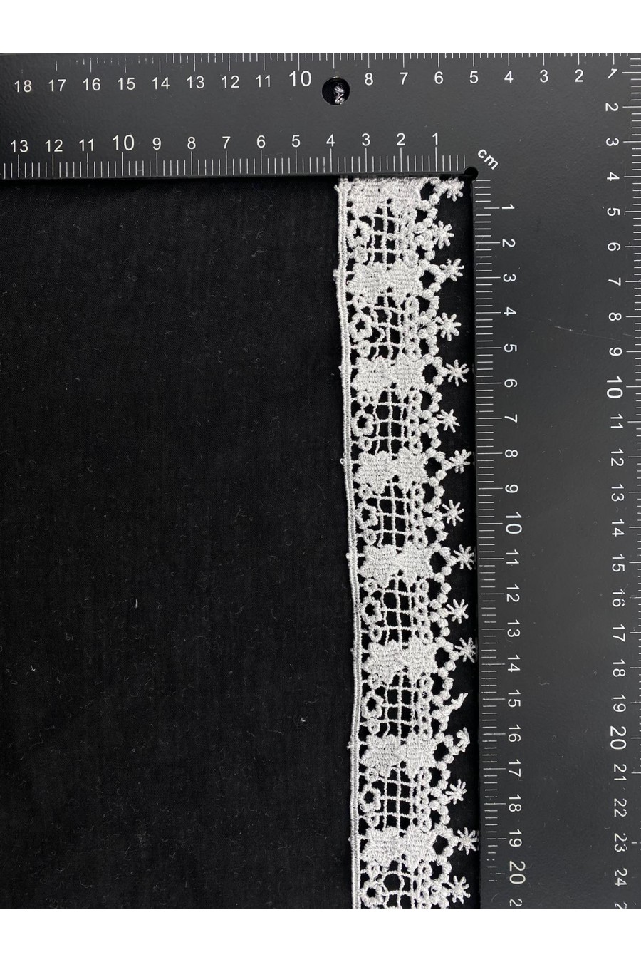 Beyaz Güpür Brode Bant