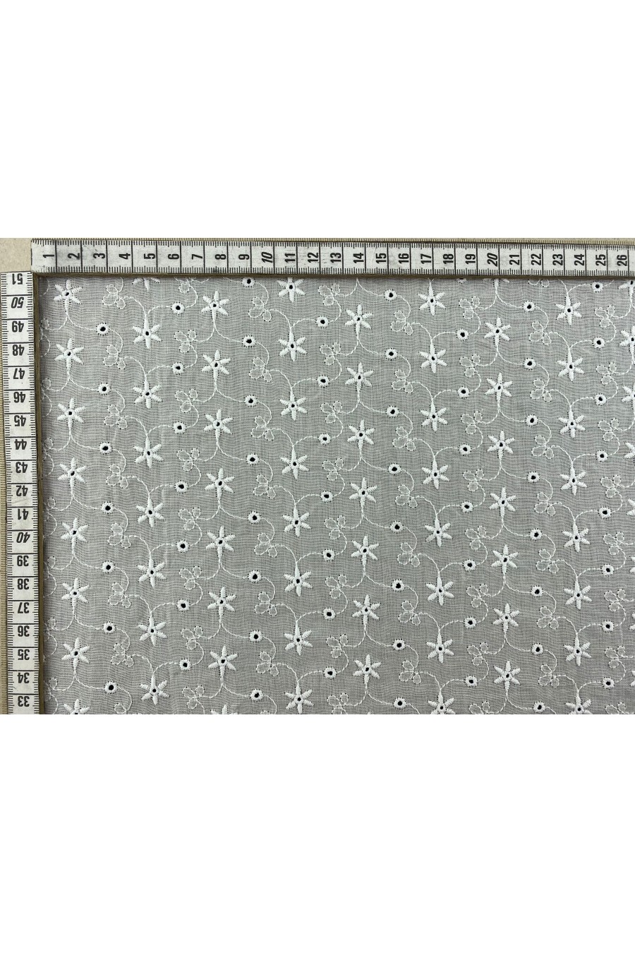 Yerli Pamuk Polyester Bohrer Brode, 130 cm