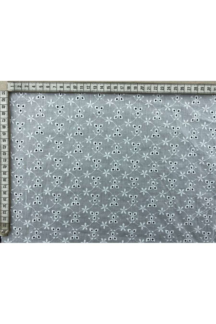 8280-METRE Kasar Bohrerli Vual Pamuk Polyester Brode, 130 cm