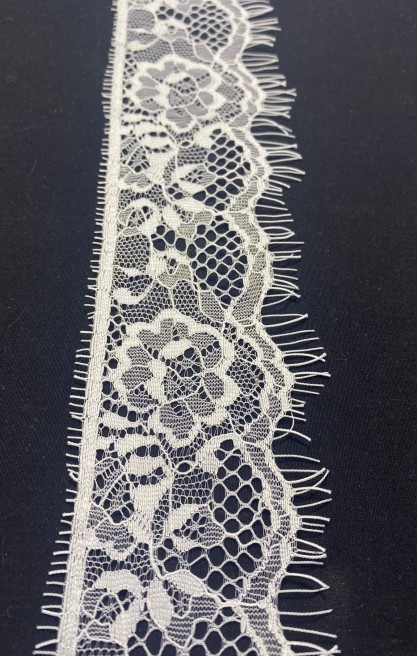 Ham Sakallı Naylon Dantel Bant, İthal