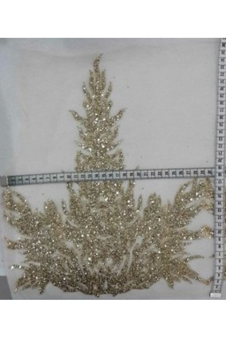 Simli Gold Naylon İthal Brode Bant