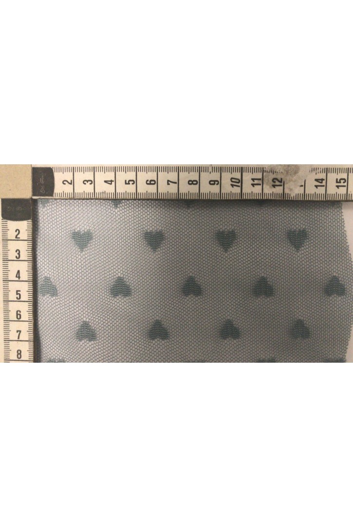 Kırmızı Tül Üzeri Yerli Polyester Dantel