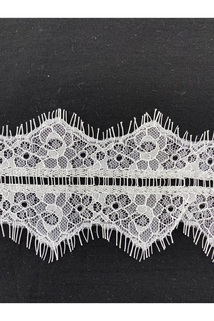 3606-ADET Beyaz Sakallı Naylon Dantel Bant