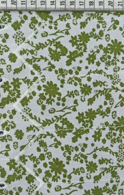 Yeşil Pigment Baskılı Brode Bant