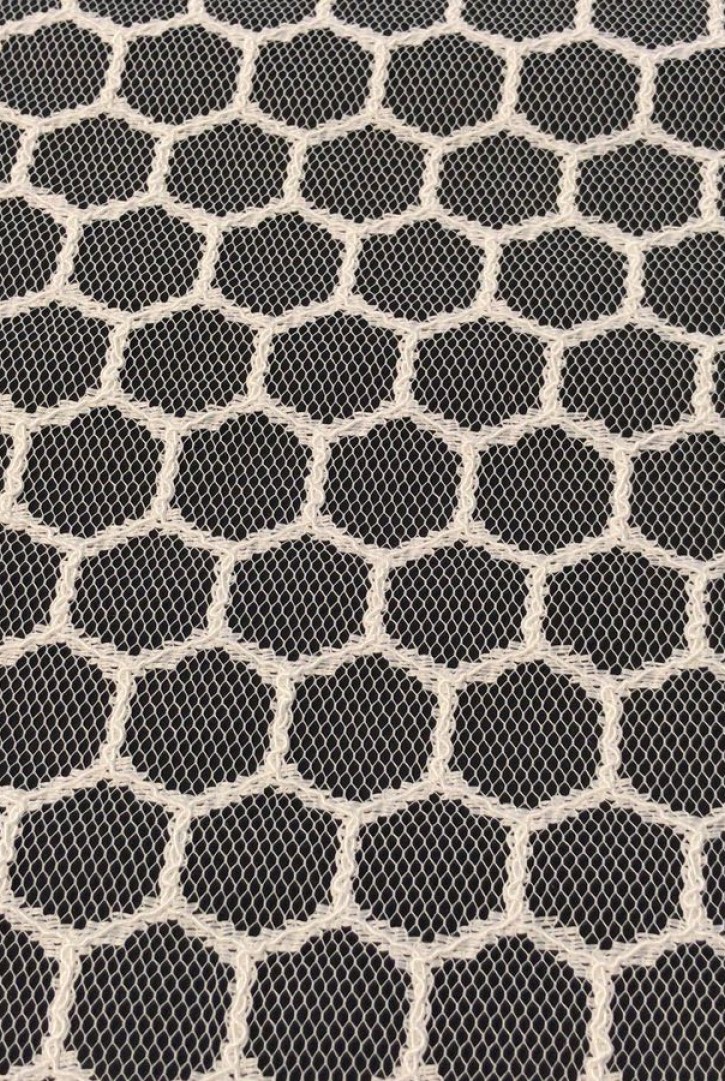 7995 DANTEL/YERLİ/LEZ/FİLE/MAT POLYESTER/RİJİT/BEYAZ