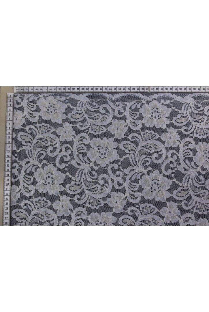 Yerli Kırmızı Beyaz Pamuk Naylon Dantel