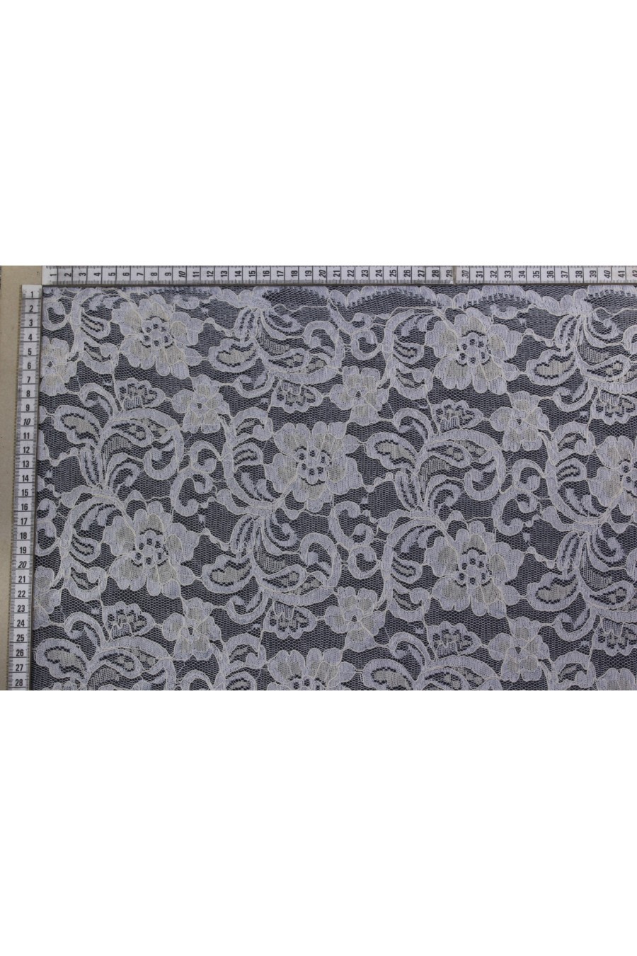 Yerli Kırmızı Beyaz Pamuk Naylon Dantel