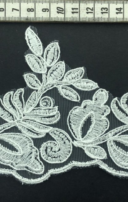 Ham Yapıda Brode Bant, Polyester, Yerli