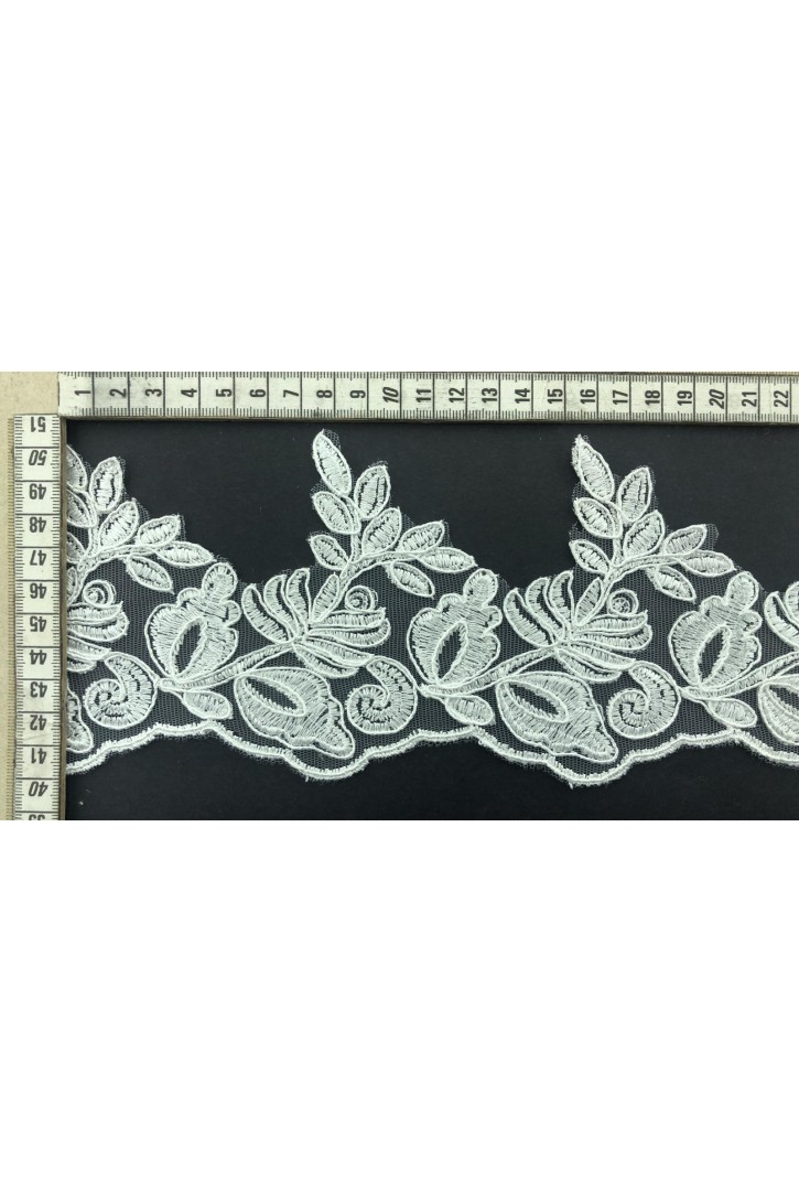 Ham Yapıda Brode Bant, Polyester, Yerli