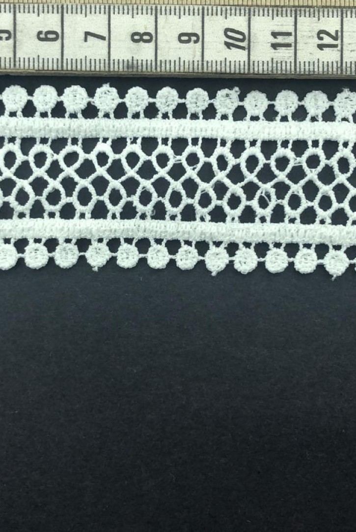 Ham Mat Polyester Güpür Brode Bant