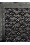 22034 DANTEL/İTHAL/LEZ/NAYLON LİKRALI/EKRU/110 CM