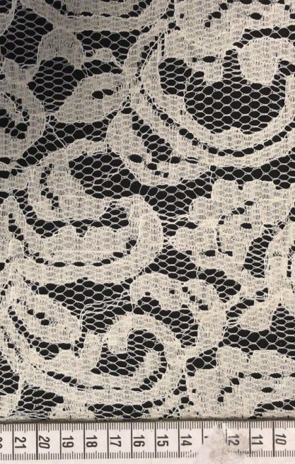 Pembe Renk Kordlu Pamuk Polyester Naylon Dantel