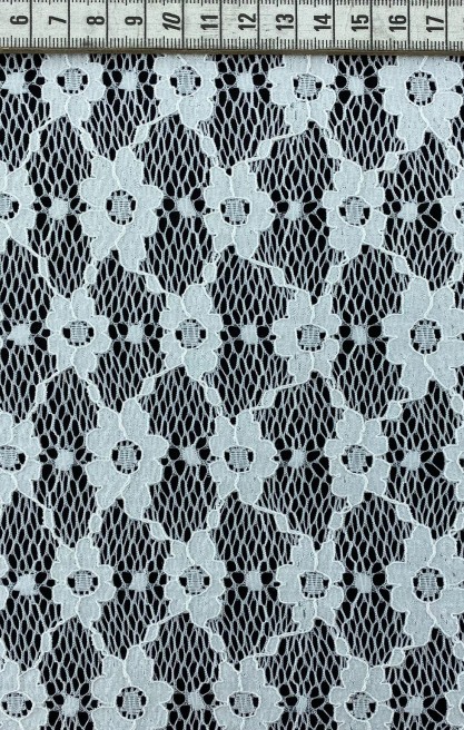 Siyah Likralı Naylon Dantel