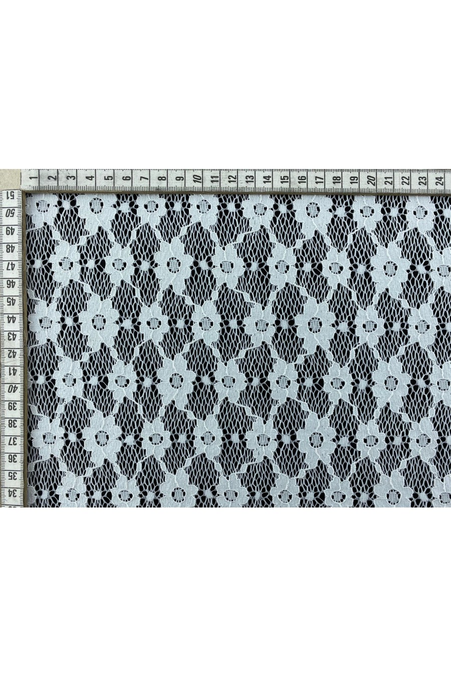 Siyah Likralı Naylon Dantel