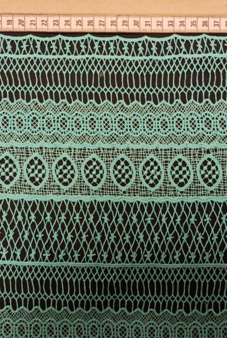 Lacivert Mat Polyester Güpür Bant