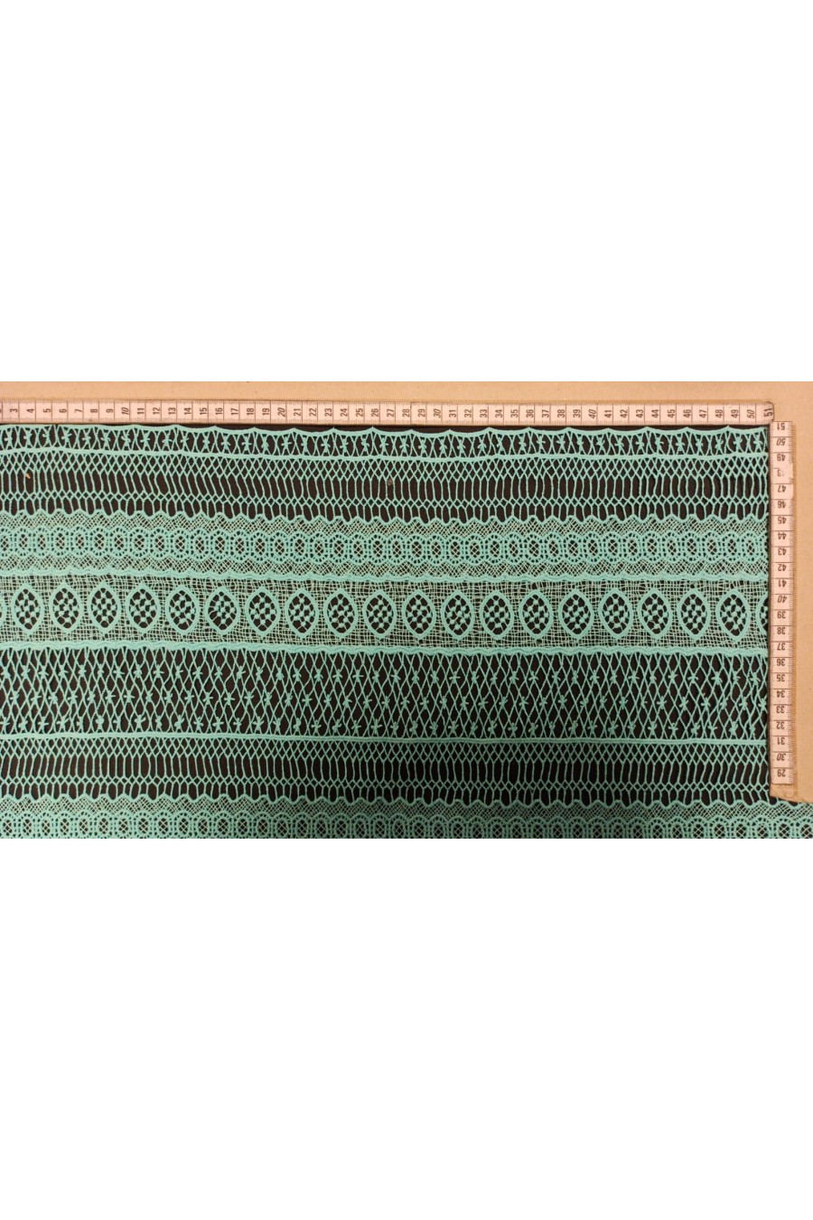 Dark Dusty Rose Güpür Brode Bant